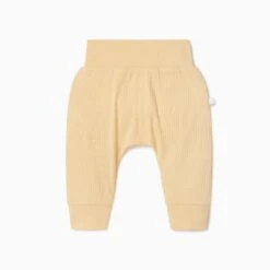 Ribbed Comfy Jogger -Baby Clothing Shop Ribbed Joggers yellow Front 4