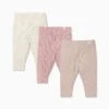 Ribbed Leggings 3 Pack -Baby Clothing Shop Ribbed Leggings 3 Pack rose mix 1