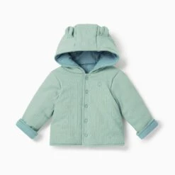 Ribbed Reversible Coat 21 Ribbed Reversible Coat -Baby Clothing Shop Ribbed Reversible Coat blue and mint reverse 1