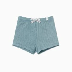 Ribbed Shorts -Baby Clothing Shop Ribbed Shorts blue Front