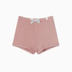 Ribbed Shorts -Baby Clothing Shop Ribbed Shorts cherry Front