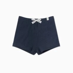 Ribbed Shorts -Baby Clothing Shop Ribbed Shorts navy Front