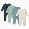 Ribbed Clever Zip Snug-Fit Pajamas 4 Pack -Baby Clothing Shop Ribbed ZUSS Set Blue footless fa21e734 0a69 437f 8158 f3a7a2bbbe27