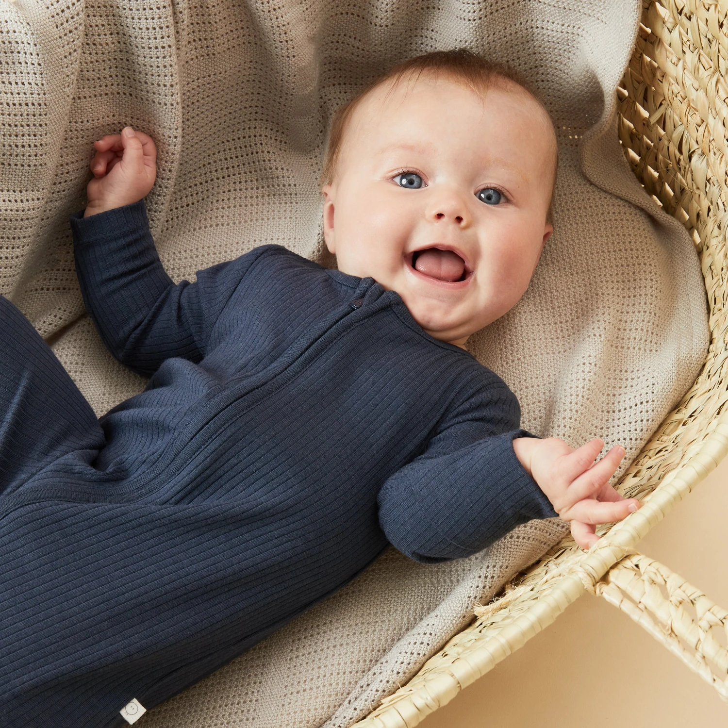 Ribbed Zip-Up Baby Pajamas 11 Ribbed Zip-Up Baby Pajamas - Image 9