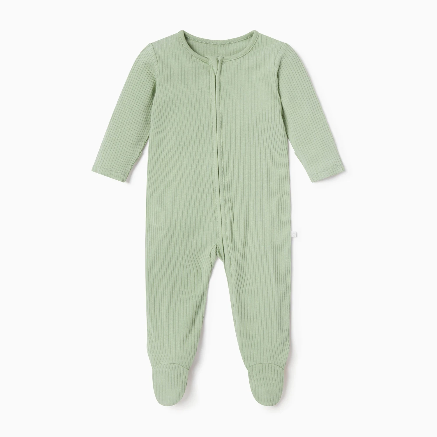 Ribbed Zip-Up Baby Pajamas 16 Ribbed Zip-Up Baby Pajamas - Image 14