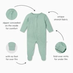 Ribbed Zip-Up Baby Pajamas 33 Ribbed Zip-Up Baby Pajamas -Baby Clothing Shop Ribbed Zip UP infographic