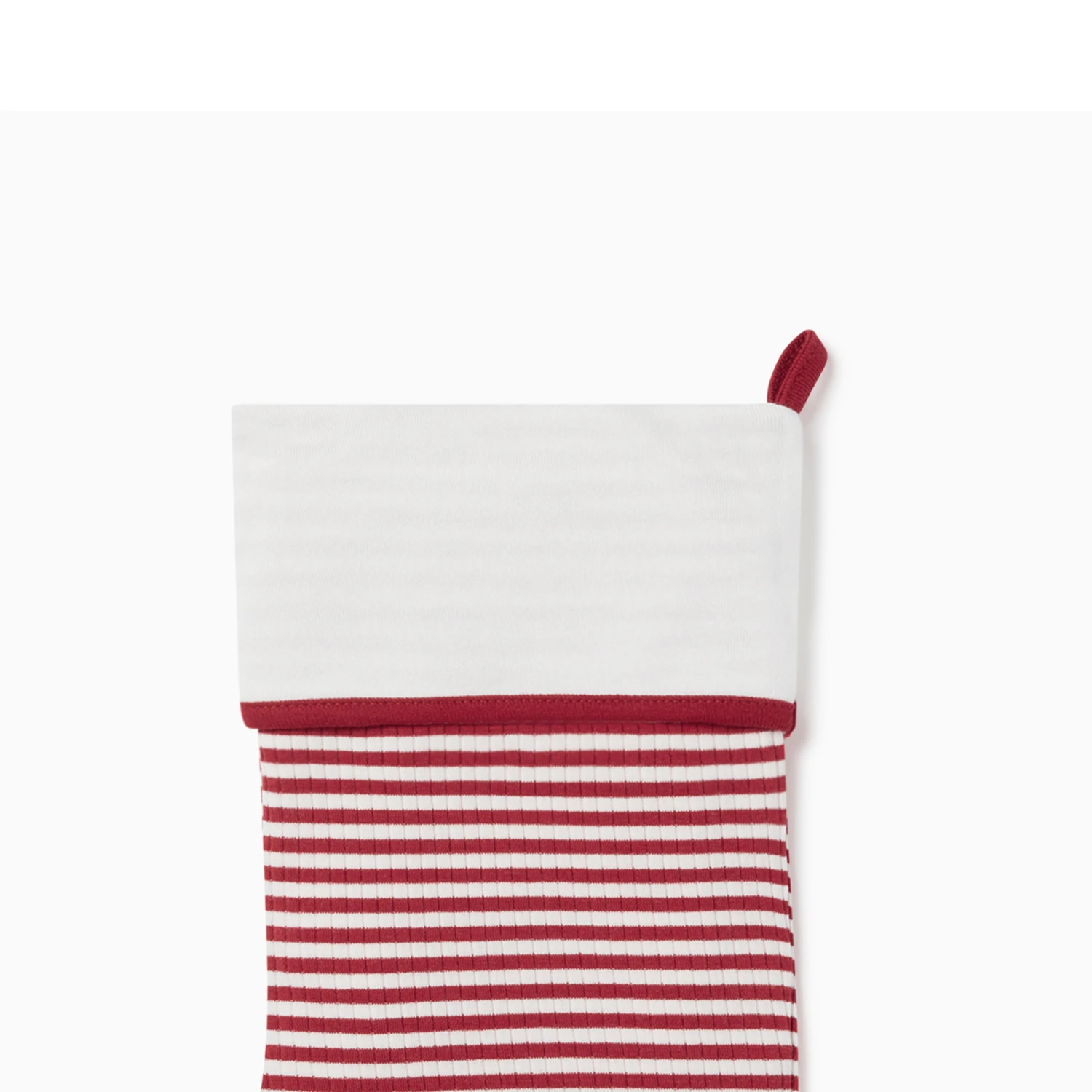 Ruby Stripe Ribbed Stocking 6 Ruby Stripe Ribbed Stocking - Image 4