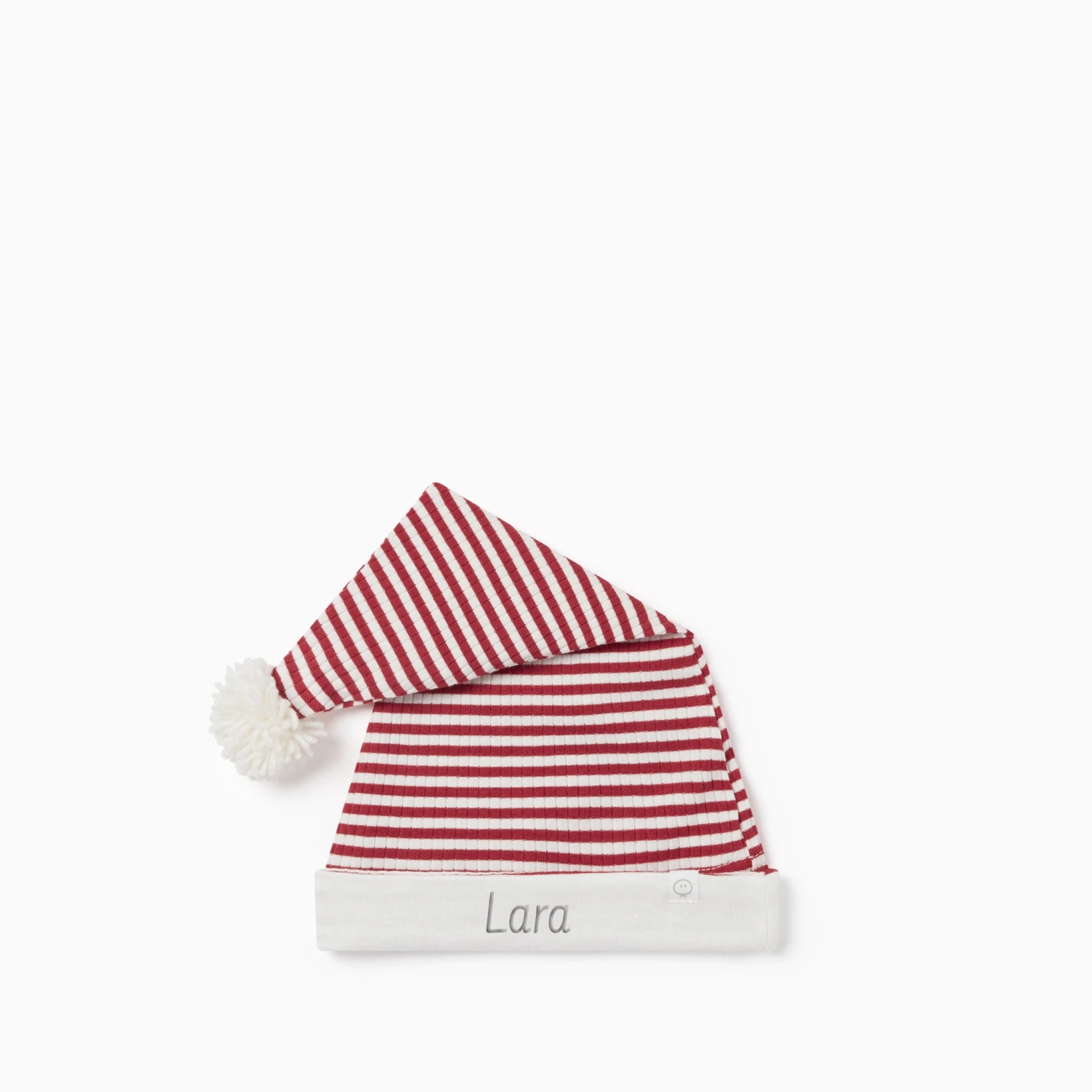 Ruby Stripe Ribbed Elf Hat 4 Ruby Stripe Ribbed Elf Hat - Image 2