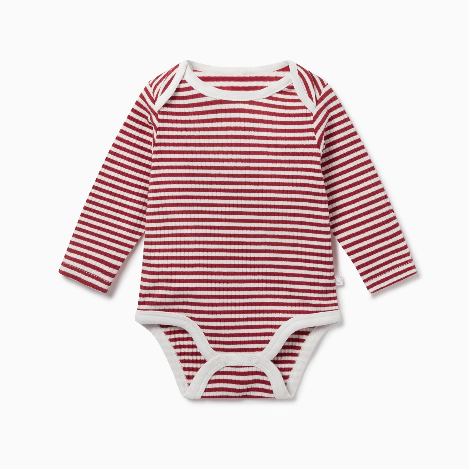 Striped Ribbed Long Sleeve Bodysuit 7 Striped Ribbed Long Sleeve Bodysuit - Image 5
