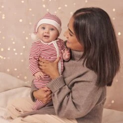Ruby Stripe Ribbed Elf Hat 9 Ruby Stripe Ribbed Elf Hat -Baby Clothing Shop Ruby Stripe Ribbed Zip Up Sleepsuit Ruby Stripe Ribbed Elf Hat Ruby Stripe Ribbed Stocking 0027