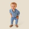 Baby Denim Joggers 1 Baby Denim Joggers -Baby Clothing Shop SS130DB BabyDenimShirtandSS140DB BabyDenimJoggers 1999
