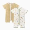 Safari Summer & Ribbed Zip Romper 2 Pack 2 Safari Summer & Ribbed Zip Romper 2 Pack -Baby Clothing Shop Safari Ribbed Zip Summer Sleepsuit 2 Pack 1 f7f1f7bc b83c 4d86 a0cd 70e8dc166bb4