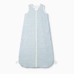 Sea Stripe Ribbed Front Opening Sleep Sack 1.5 TOG -Baby Clothing Shop SeaStripeRibbedFrontOpeningSleepingBag1.5TOG 6 24 FR