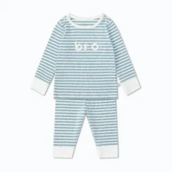 Sea Stripe Bro Ribbed Pajama Set
