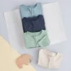 Ribbed Clever Zip Baby Pajamas 4 Pack -Baby Clothing Shop Shot 04 015 mint
