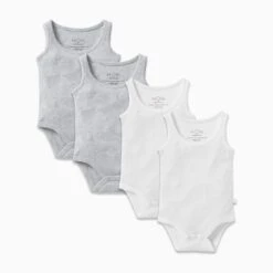 Sleeveless Tank Bodysuit 4 Pack