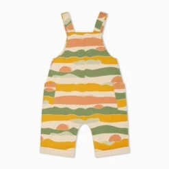 Sunset Overalls -Baby Clothing Shop SunsetPrintOversizedDungarees backcopy