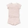 Tee & Shorts Set -Baby Clothing Shop T Shirt Shorts Set BLUSH