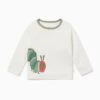 The Very Hungry Caterpillar Long Sleeve Tee -Baby Clothing Shop The Very Hungry Caterpillar Long Sleeve T Shirt 3 6m front