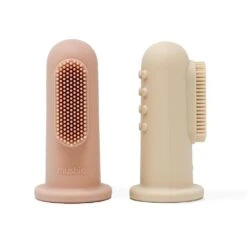 Mushie Silicone Finger Toothbrush 2 Pack