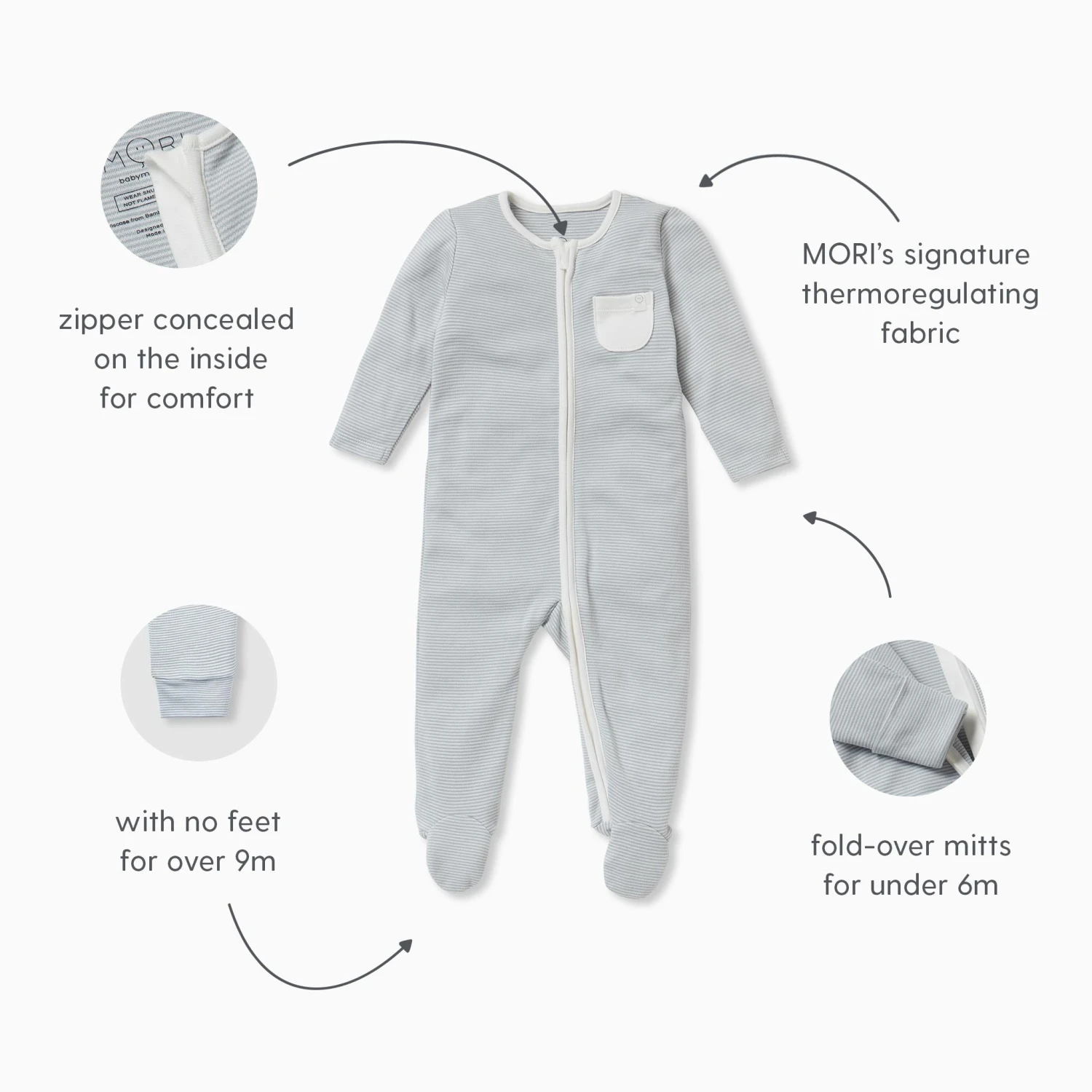 Zip Baby Pajamas 2 Pack 9 Zip Baby Pajamas 2 Pack - Image 7
