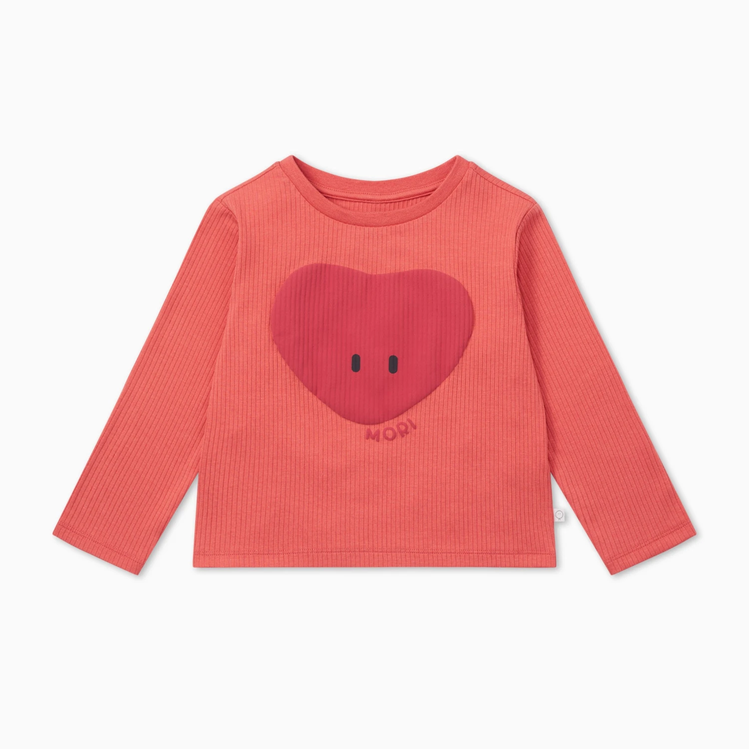Heart Ribbed Long Sleeve Tee 4 Heart Ribbed Long Sleeve Tee - Image 2