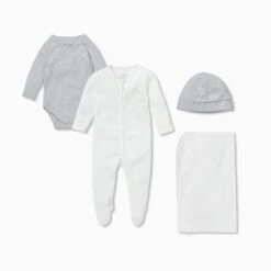 Welcome To Our World Set -Baby Clothing Shop Welcome to the worlds set grey