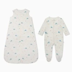 Whale Front Opening Bedtime Set 1.5 TOG -Baby Clothing Shop Whale Front Opening Bedtime Set 1.5 TOG 0M 9M