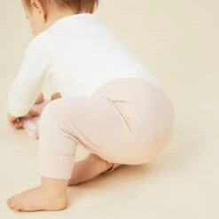 Long Sleeve Bodysuit -Baby Clothing Shop WhiteLongSleeveBodysuitBlushRibbedLeggings 62