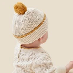 Cable Knit Tipped Sweater -Baby Clothing Shop YELLOW AND ERCU KNITWEAR 1688