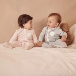 Clever Zip Baby Pajamas -Baby Clothing Shop ZIP UP SLEEPSUIT BLUE STRIPE CLEVER SLEEPING BAG BLUE STRIPE ZIP UP SLEEPSUIT PINK STRIPE 1281 WEB 1