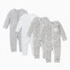 Clever Zip Romper 4 Pack -Baby Clothing Shop Zip Up Sleepsuits 4pack footless grey stripe 17ede468 3d1f 4538 92e8 909ab25bde4b