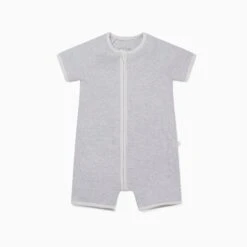Zip Summer Pajamas 8 Zip Summer Pajamas -Baby Clothing Shop Zip summer sleepsuit greymarl