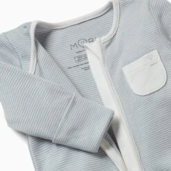 Personalized Clever Zip-Up Baby Pajamas 35 Personalized Clever Zip-Up Baby Pajamas -Baby Clothing Shop bamboo baby zipup sleepsuit bluestripe detail 7a626603 8552 4be6 a277 c8603349897a