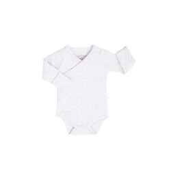 Premature Baby Set -Baby Clothing Shop bamboo organic baby kimono bodysuit grey WEB