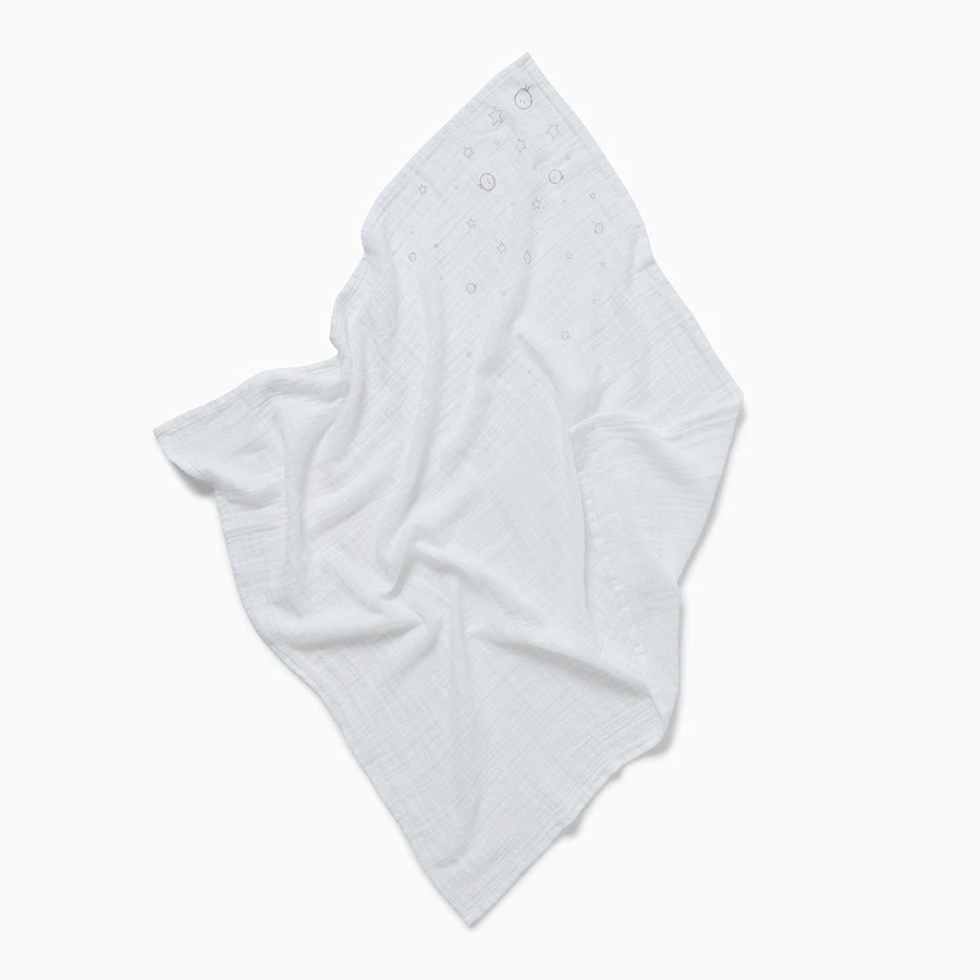Pre-Washed Large Muslin Swaddle 2 Pack 7 Pre-Washed Large Muslin Swaddle 2 Pack - Image 5