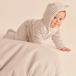 Pramsuit -Baby Clothing Shop grey stripe snugsuit 130 1