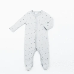 Mini MORI Panda Front-Opening Sleepsuit