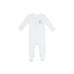 Premature Baby Set -Baby Clothing Shop organic bamboo cotton baby FO Sleepsuit white WEB