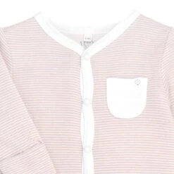 Personalized Snap Romper -Baby Clothing Shop organic bamboo cotton baby FO sleepsuit blush personalisation 56db197e a433 43d9 aad3 1600076fa26d