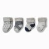 Navy Socks 4 Pack -Baby Clothing Shop organic cotton baby boyset spcks b