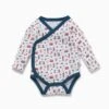 Mini London Kimono Bodysuit -Baby Clothing Shop organic cotton baby kimono bodysuit littlecity