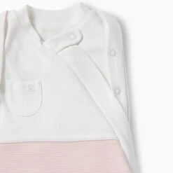 Newborn Baby Swaddle Sack -Baby Clothing Shop organic cotton bamboo baby clever swaddlebag pink crop 1