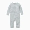Snap Romper -Baby Clothing Shop organic cotton bamboo baby frontopening sleepsuit footless greymarl 1b313318 1e9e 443a a8f9 9cefb3e882dd