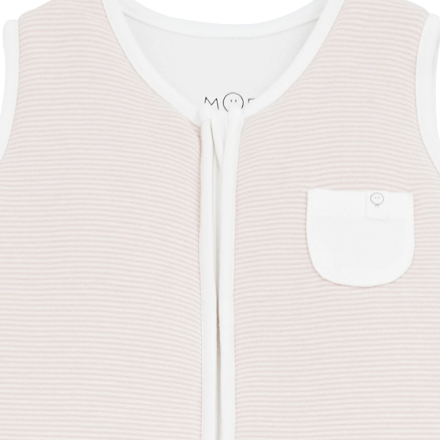 Blush Stripe Front Opening Sleeping Bag 2.5 TOG 4 Blush Stripe Front Opening Sleeping Bag 2.5 TOG - Image 2