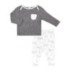 Lunar Tee & Leggings Set -Baby Clothing Shop organic cotton bamboo baby t shirt leggings lunar forest