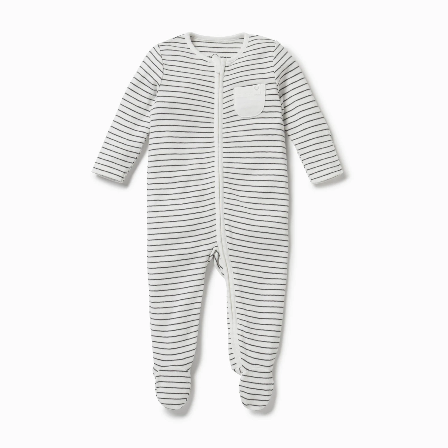 Personalized Clever Zip-Up Baby Pajamas 5 Personalized Clever Zip-Up Baby Pajamas - Image 3