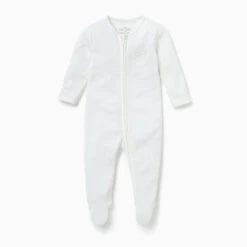 Clever Zip Baby Pajamas -Baby Clothing Shop organic cotton bamboo baby zipup sleepsuit white core 0ed5ecaa 6b97 4d8f 9639 72b3a17711e2