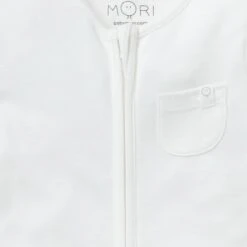Clever Zip Romper -Baby Clothing Shop organic cotton bamboo baby zipup sleepsuit white personalisationcrop d3719ac2 b3ac 4ad1 bb3e 3f396df3e511