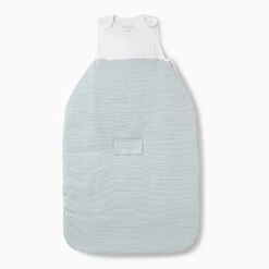 Clever Winter Sleep Sack 2.5 TOG -Baby Clothing Shop organic cotton sleeping bag blue striped front